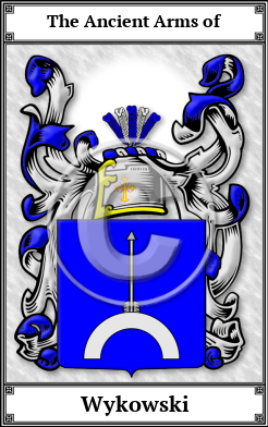 Wykowski Family Crest Download (JPG)  Book Plated - 150 DPI