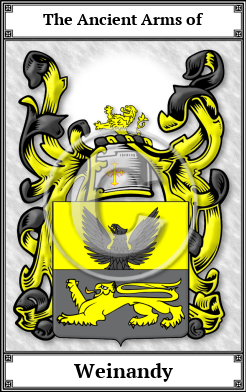 Weinandy Family Crest Download (JPG)  Book Plated - 150 DPI