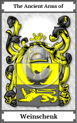 Weinschenk Family Crest Download (JPG)  Book Plated - 150 DPI