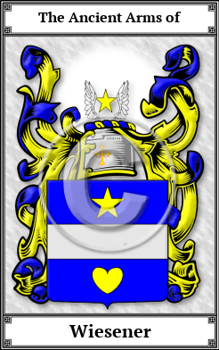 Wiesener Family Crest Download (JPG)  Book Plated - 150 DPI