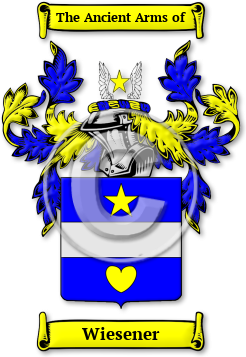 Wiesener Family Crest Download (jpg) Legacy Series - 150 DPI