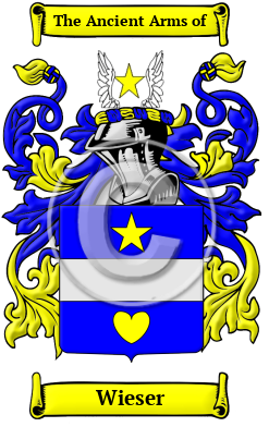 Wieser Family Crest Download (JPG) Heritage Series - 600 DPI