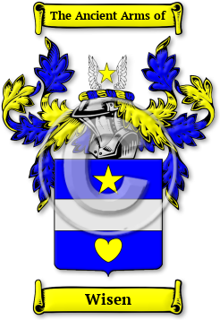 Wisen Family Crest Download (jpg) Legacy Series - 150 DPI