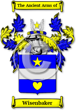 Wisenbaker Family Crest Download (jpg) Legacy Series - 150 DPI