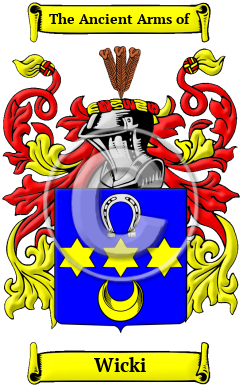 Wicki Family Crest/Coat of Arms