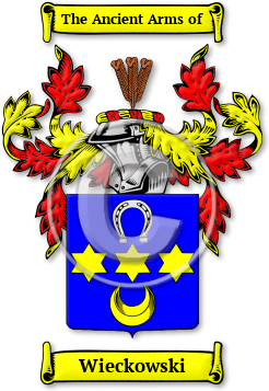 Wieckowski Family Crest Download (JPG) Legacy Series - 600 DPI