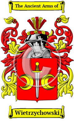 Wietrzychowski Family Crest/Coat of Arms