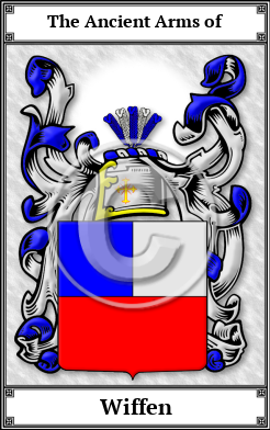 Wiffen Family Crest Download (JPG)  Book Plated - 150 DPI