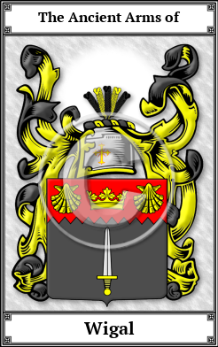Wigal Family Crest Download (JPG)  Book Plated - 150 DPI