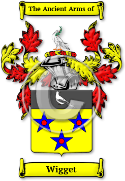 Wigget Family Crest Download (jpg) Legacy Series - 150 DPI