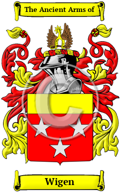 Wigen Family Crest Download (JPG) Heritage Series - 600 DPI