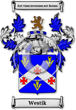 Westik Family Crest Download (JPG) Legacy Series - 600 DPI