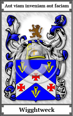 Wigghtweck Family Crest Download (JPG)  Book Plated - 150 DPI