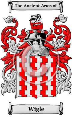 Wigle Family Crest Download (jpg) Heritage Series - 150 DPI