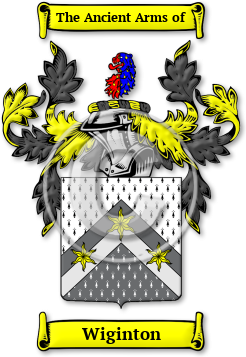 Wiginton Family Crest Download (jpg) Legacy Series - 150 DPI