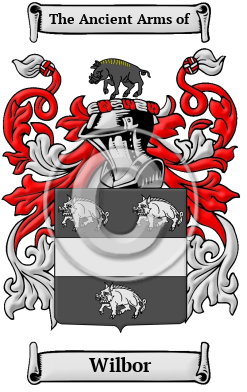 Wilbor Family Crest/Coat of Arms