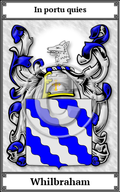 Whilbraham Family Crest Download (JPG)  Book Plated - 150 DPI