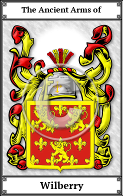 Wilberry Family Crest Download (JPG)  Book Plated - 150 DPI