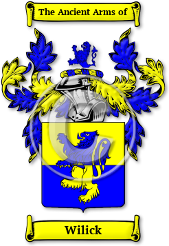 Wilick Family Crest Download (jpg) Legacy Series - 150 DPI