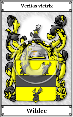 Wildee Family Crest Download (JPG)  Book Plated - 150 DPI