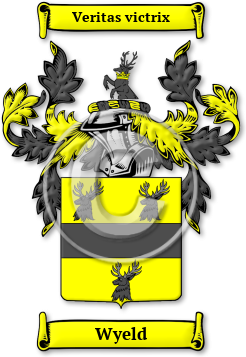 Wyeld Family Crest Download (jpg) Legacy Series - 150 DPI