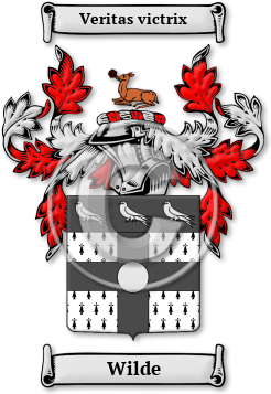 Wilde Family Crest Download (jpg) Legacy Series - 150 DPI