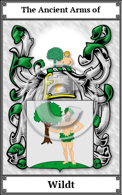 Wildt Family Crest Download (JPG) Book Plated - 600 DPI