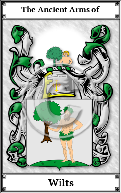 Wilts Family Crest Download (JPG)  Book Plated - 150 DPI