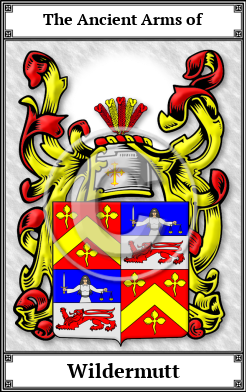 Wildermutt Family Crest Download (JPG)  Book Plated - 150 DPI