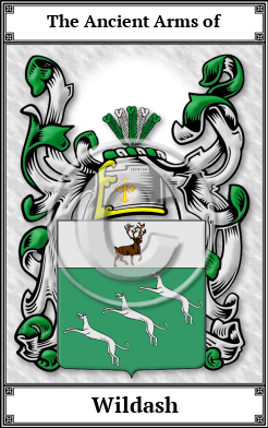 Wildash Family Crest Download (JPG) Book Plated - 600 DPI