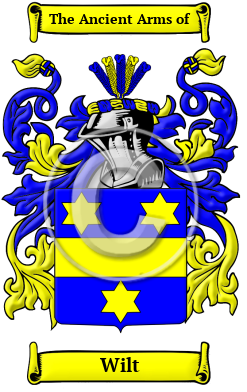Wilt Family Crest Download (JPG) Heritage Series - 600 DPI
