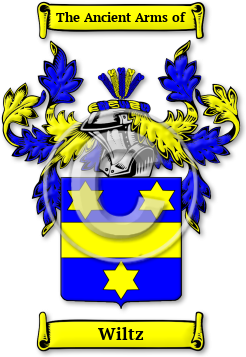 Wiltz Family Crest Download (jpg) Legacy Series - 150 DPI
