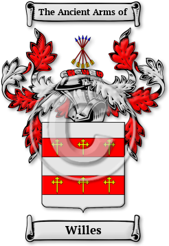 Willes Family Crest Download (jpg) Legacy Series - 150 DPI