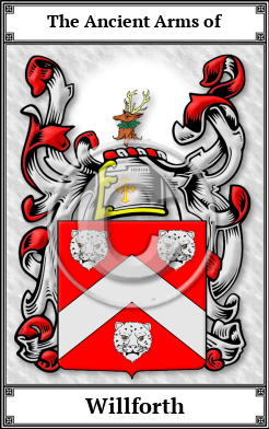 Willforth Family Crest Download (JPG)  Book Plated - 150 DPI