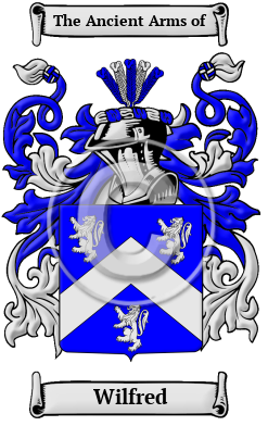Wilfred Family Crest/Coat of Arms