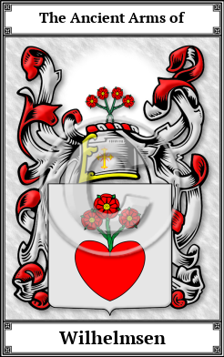 Wilhelmsen Family Crest Download (JPG)  Book Plated - 150 DPI