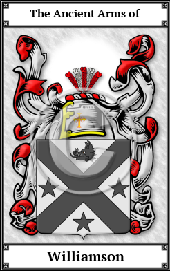 Williamson Family Crest Download (JPG)  Book Plated - 150 DPI