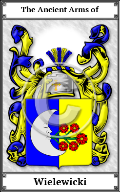 Wielewicki Family Crest Download (JPG)  Book Plated - 150 DPI