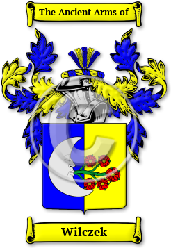 Wilczek Family Crest Download (jpg) Legacy Series - 150 DPI