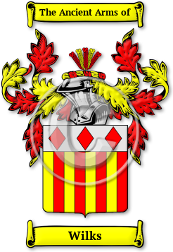 Wilks Family Crest Download (JPG) Legacy Series - 300 DPI