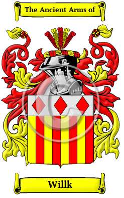 Willk Family Crest/Coat of Arms