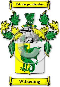 Wilkening Family Crest Download (jpg) Legacy Series - 150 DPI