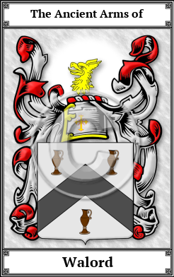 Walord Family Crest Download (JPG) Book Plated - 600 DPI