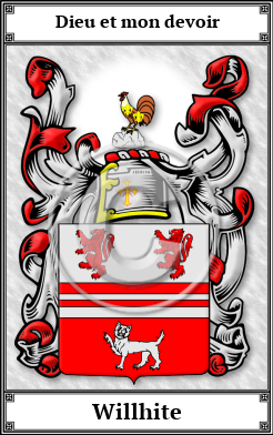 Willhite Family Crest Download (JPG)  Book Plated - 150 DPI