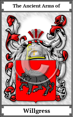 Willgress Family Crest Download (JPG)  Book Plated - 150 DPI