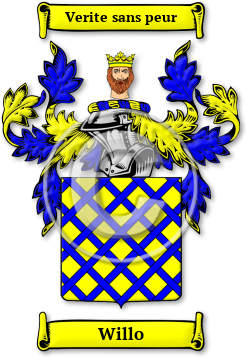 Willo Family Crest Download (jpg) Legacy Series - 150 DPI