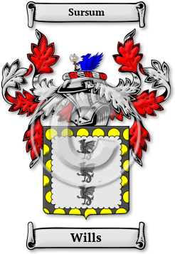 Wills Family Crest Download (JPG) Legacy Series - 300 DPI
