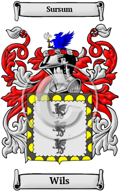 Wils Name Meaning, Family History, Family Crest & Coats Of Arms