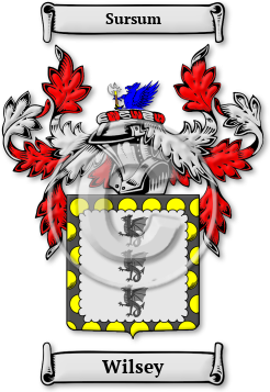 Wilsey Family Crest Download (jpg) Legacy Series - 150 DPI