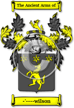 -'----wilson Family Crest Download (jpg) Legacy Series - 150 DPI